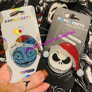 Jack Skellington or Sally Santa Popsocket